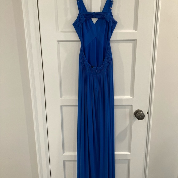 BCBG Maxazria Blue Evening Gown Sz 2 - Picture 5 of 7